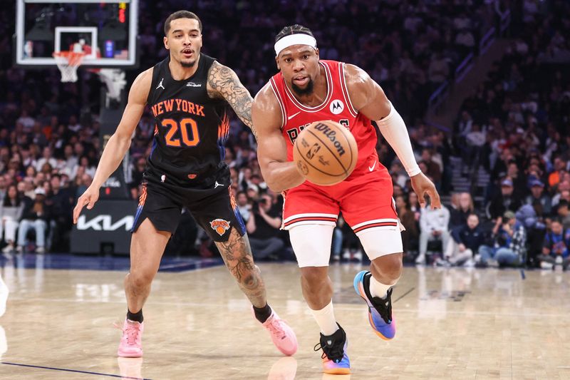Knicks jump out to massive lead, pummel Bulls by 40