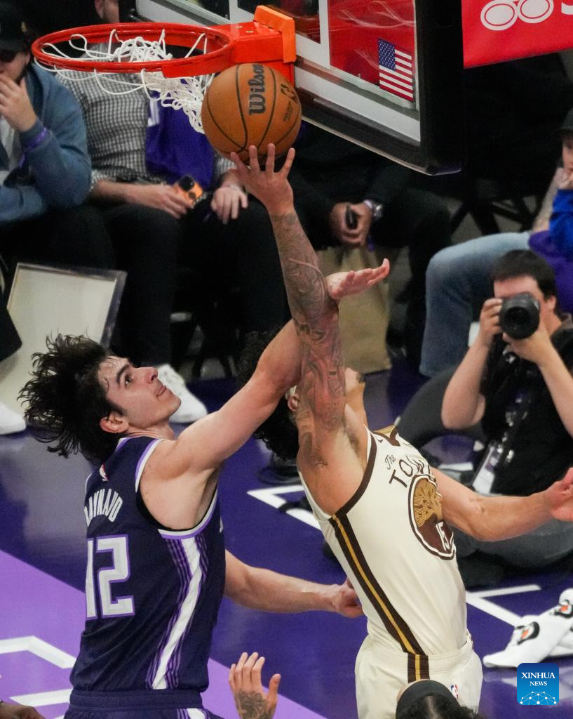 Sacramento Kings vs. Golden State Warriors-Xinhua