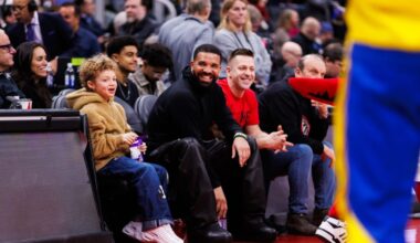 Drake Teases 'Iceman' With Frozen Seats at Toronto Raptors Game