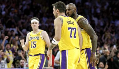Lakers' LeBron James Shares Reaction to Luka Doncic, Austin Reaves Injury News in Trending Video