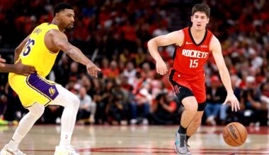 Reed Sheppard Talks Crucial Turnover in Rockets' Loss to Lakers in Video, 'There's Never an Excuse'