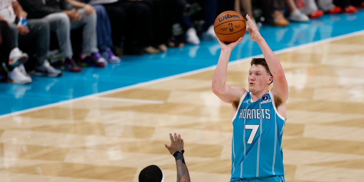 Miles Bridges scores 25, Kon Knueppel sets Hornets record for 3s in a season in 127-107 rout of Suns