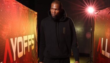 Kevin Durant’s absence from Rockets’ bench during Game 3 part of treatment plan, coach says