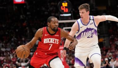 The Jazz lose to the Rockets by 34 as Kevin Durant scores 25 – Deseret News