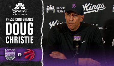 Doug Christie applauds DeMar DeRozan's historic game in Kings' win vs. Raptors