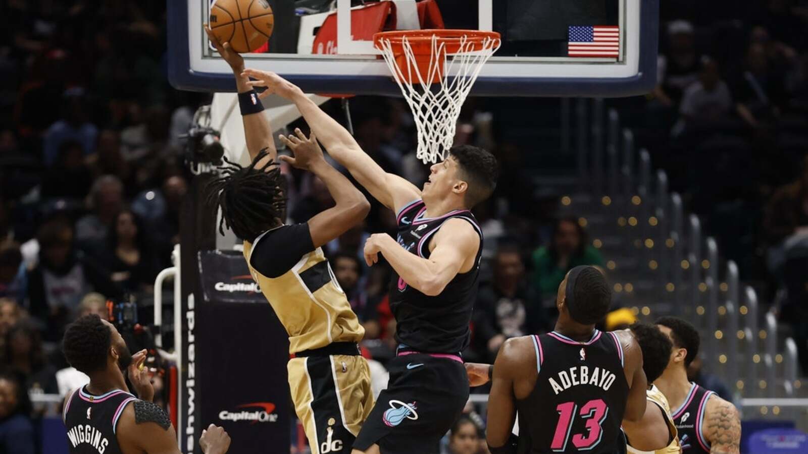 Heat cruise to season sweep of Wizards, who lose 9th straight