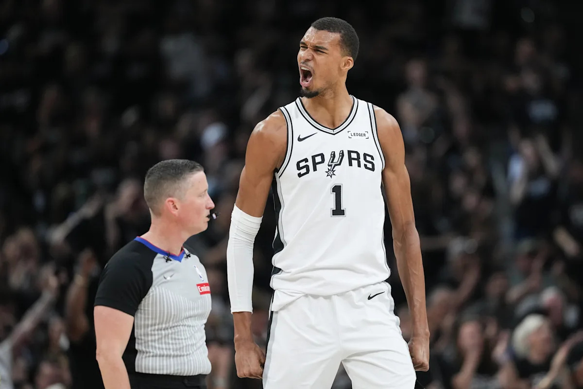 Victor Wembanyama, Spurs hold on after dominant start to top Trail Blazers in Game 5 and close out series