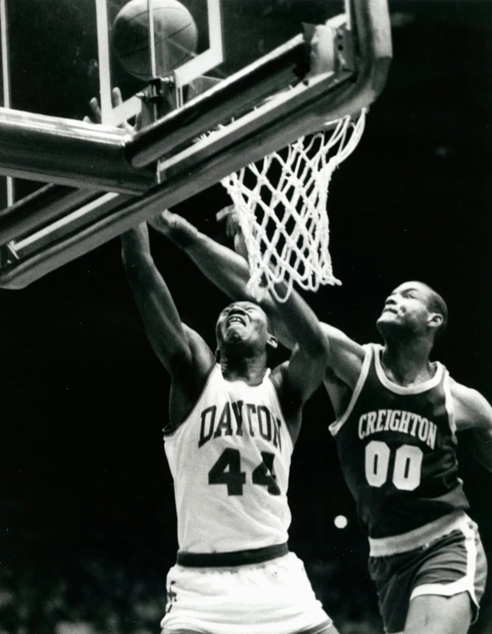 Sep 1984; Unknown location, USA; FILE PHOTO; Dayton Flyers forward Dave Colbert in action during the 1984 season. Mandatory Credit: Malcolm Emmons-USA TODAY Sports