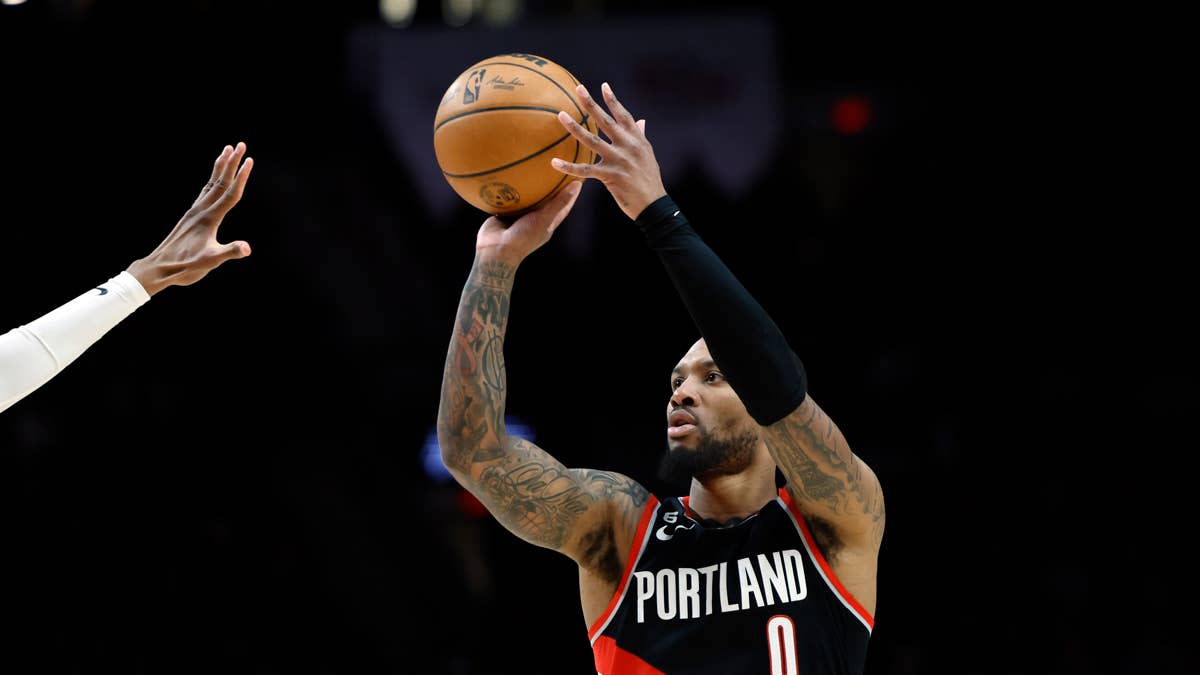 Portland Trail Blazers point guard Damian Lillard (0)Soobum Im-USA TODAY Sports