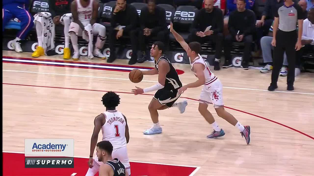 Sheppard scores 27 points on a career-high 9 3s in the Rockets' win over the the Bucks