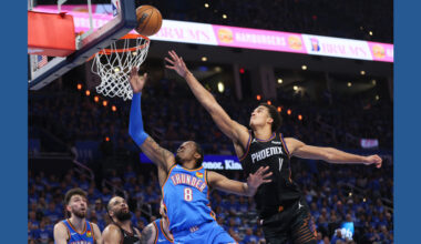 Gilgeous-Alexander scores 25 points as Thunder trounce Suns 119-84 in Game 1
