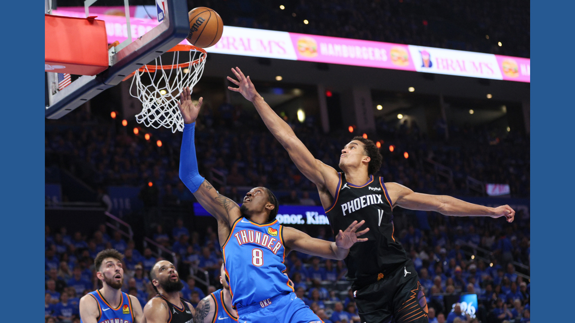 Gilgeous-Alexander scores 25 points as Thunder trounce Suns 119-84 in Game 1