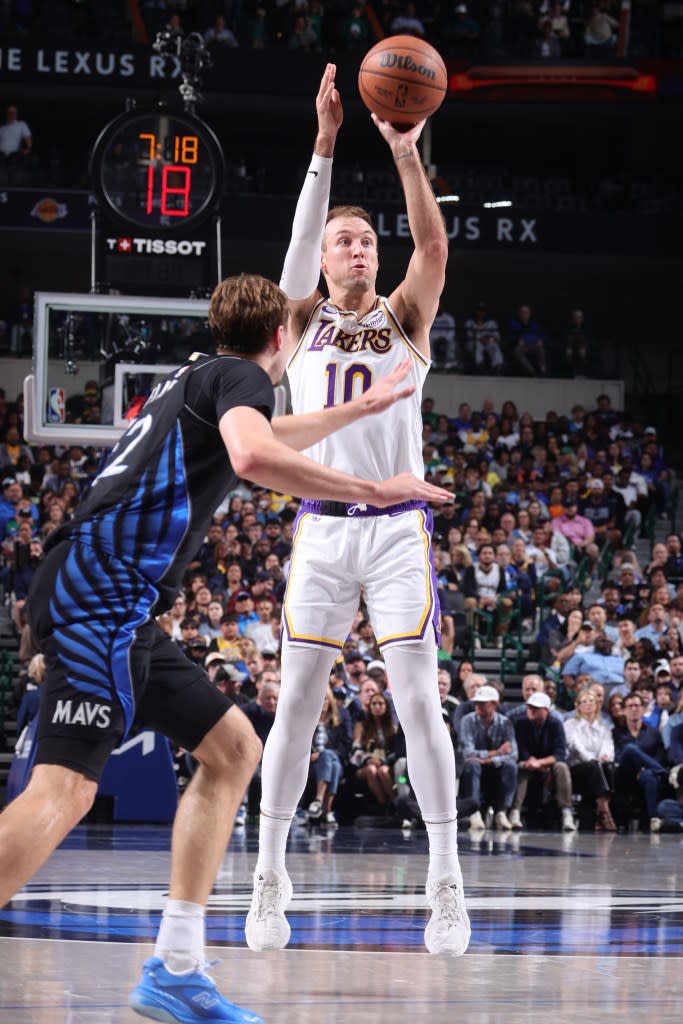 Before the Dallas game, Kennard was averaging 8.1 points, 2.2 rebounds, and 1.9 assists per game. NBAE via Getty Images