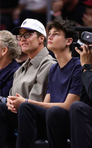 Tom Brady and JackCredit: Megan Briggs/Getty