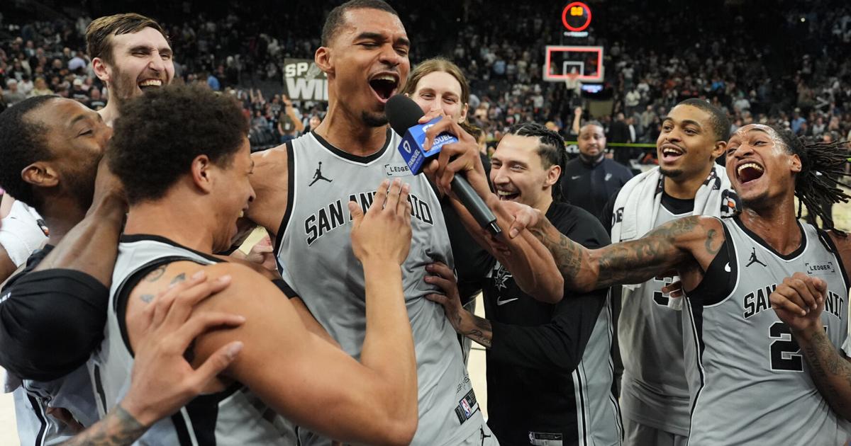 Spurs' Victor Wembanyama says he can't help but dream about NBA titles. His first chance is here | Associated Press