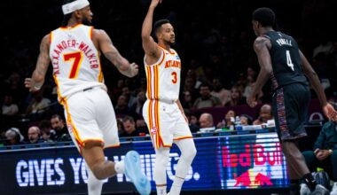 Hawks beat the Nets 141-107 for their 4th straight win and 18th in 20 games |