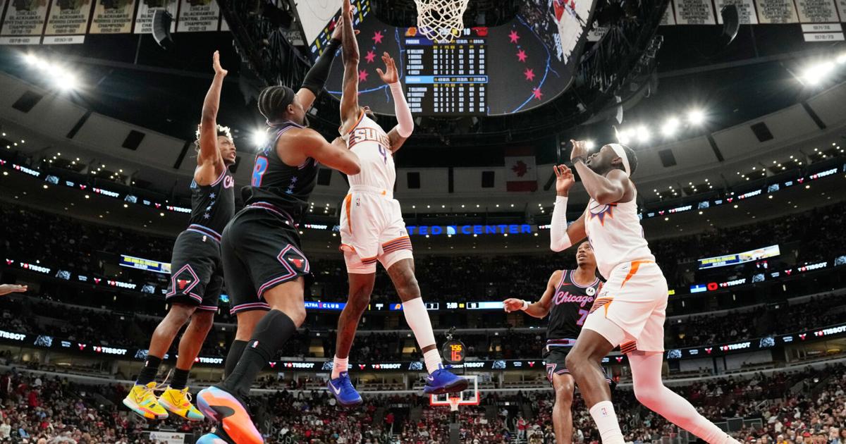 Devin Booker scores 30 points, Jalen Green adds 25 as Suns hold off Bulls 120-110 | National Sports
