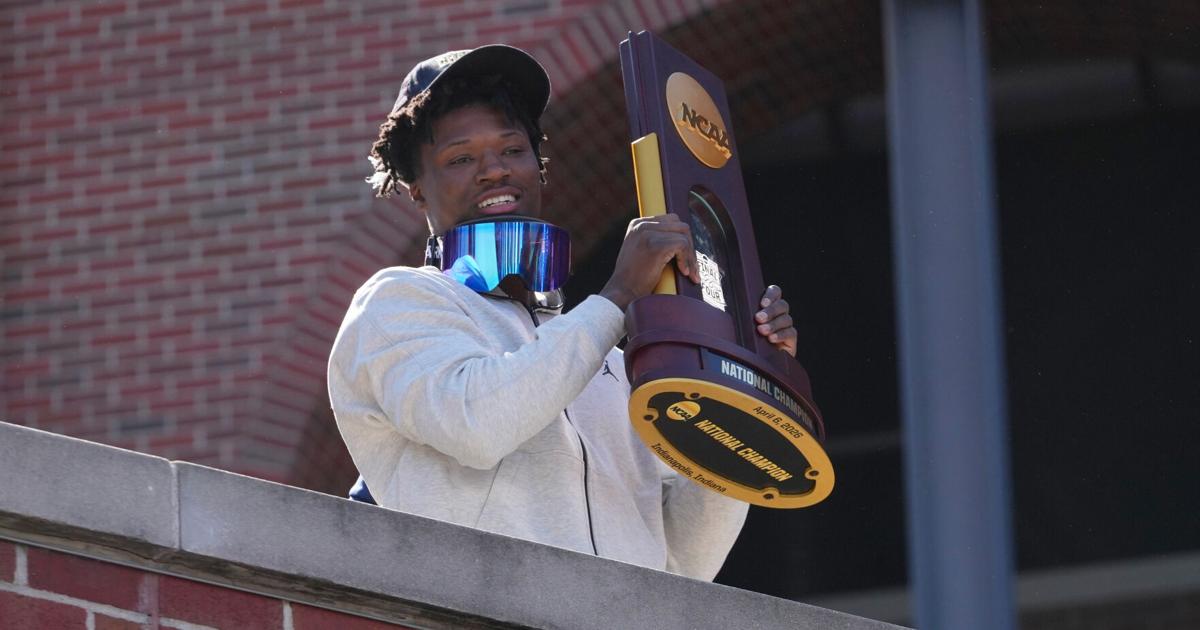 Wolverines revel in NCAA men's basketball title back home in Michigan | Sports