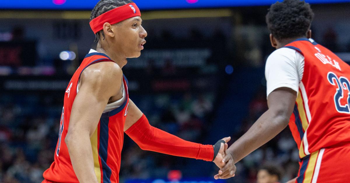 Jeremiah Fears goes out with a bang in Pelicans' home finale | Pelicans