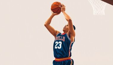 A fractured, multi-perspective painting in the style of Pablo Picasso, breaking down a basketball player