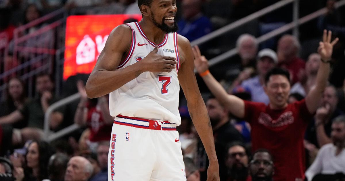 Kevin Durant returns to the playoffs, leading the Rockets into a 1st-round clash with the Lakers | National News