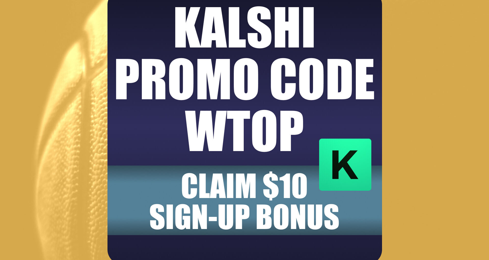 Kalshi Promo Code WTOP: Get $10 Bonus for NBA Playoffs Trading Markets Tonight