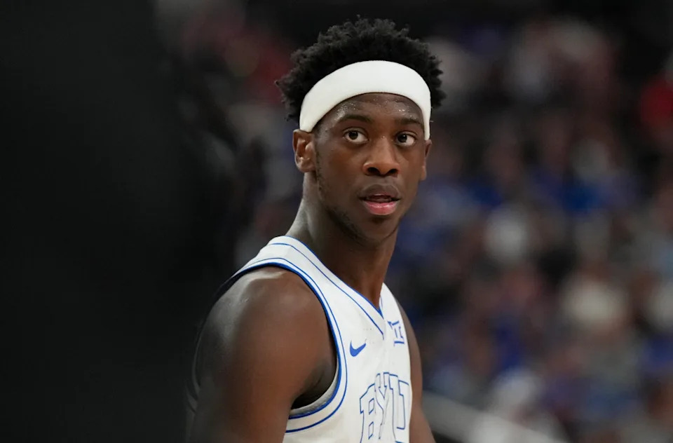 BYU Cougars forward AJ Dybantsa (3) during the second half against the Villanova Wildcats.Candice Ward-Imagn Images