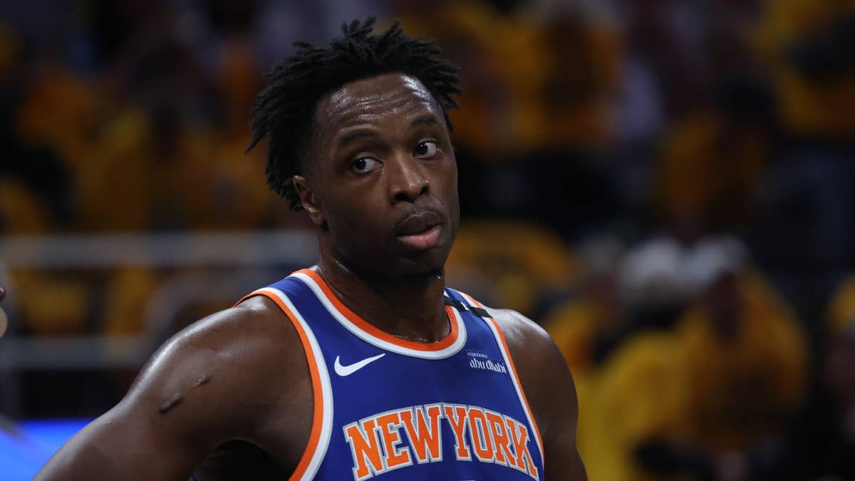 New York Knicks forward OG Anunoby (8) © Trevor Ruszkowski-Imagn Images