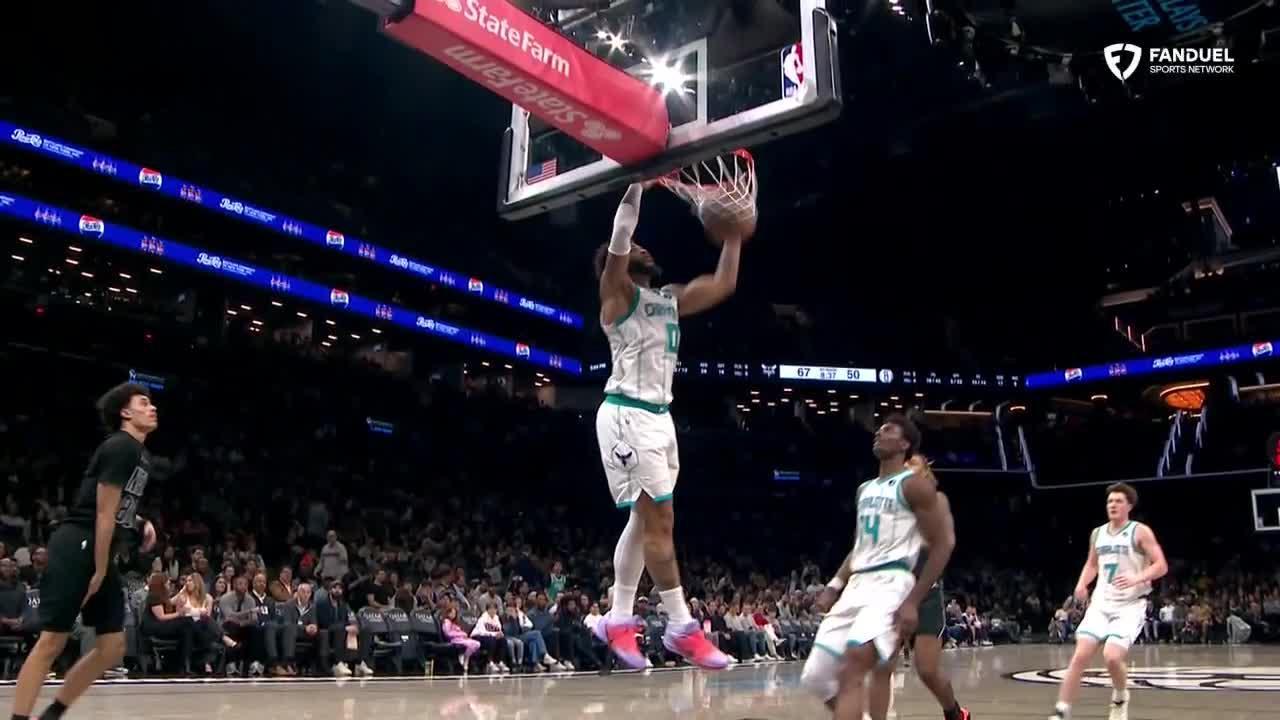 Brandon Miller scores 25, Miles Bridges 19 as Hornets beat Nets 117-86