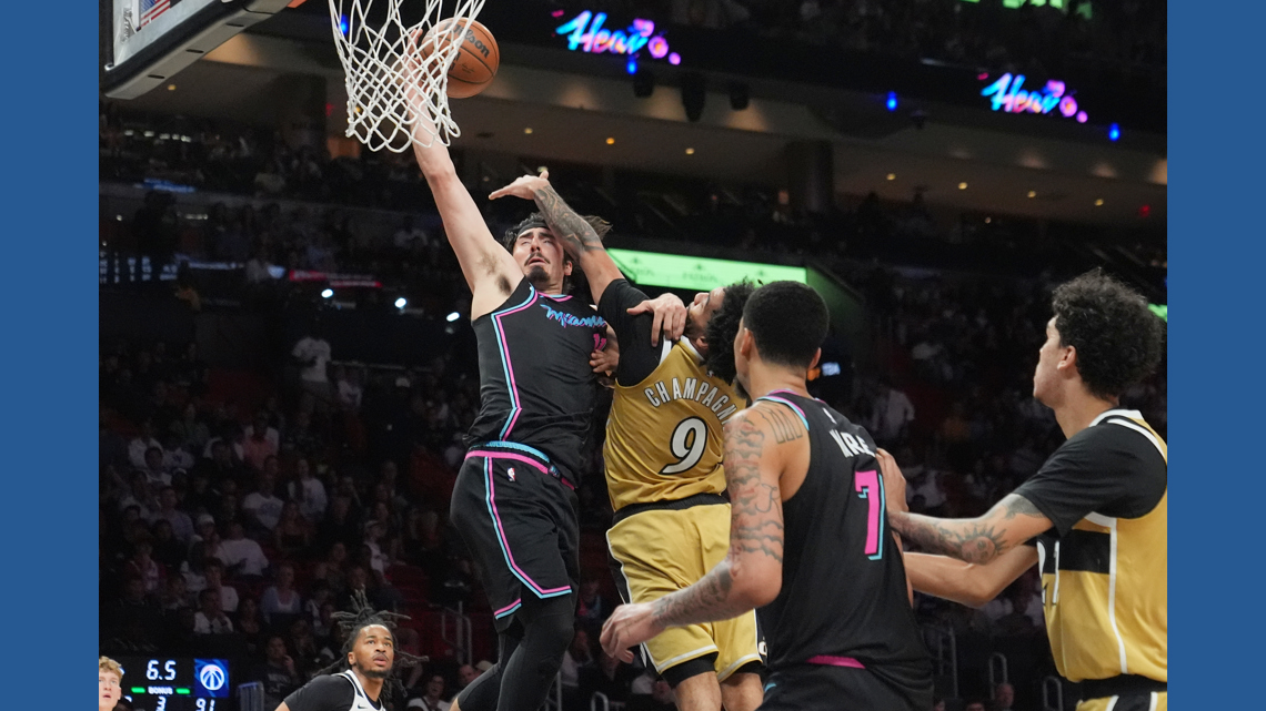 Heat's Jaime Jaquez Jr. catches flight to Phoenix to watch his sister Gabriela play for NCAA title