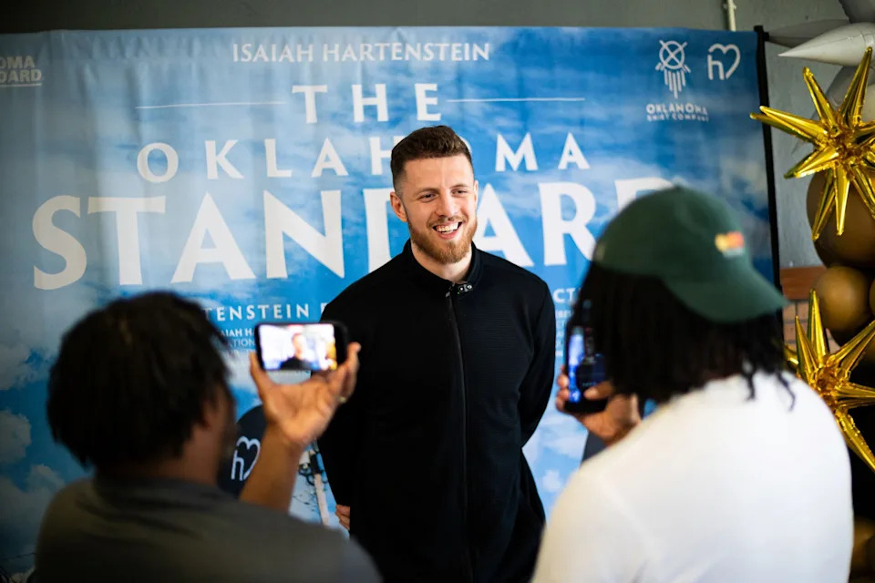 Ahead of the 31st anniversary of the Oklahoma City bombing, OKC Thunder center Isaiah Hartenstein and his Isaiah Hartenstein Foundation hosted a special screening of "The Oklahoma Standard,” a new documentary about the community's response to the April 19, 1995, tragedy.