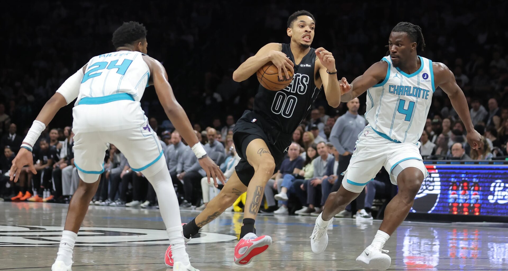 Nets lose to streaking Hornets 117-86; Josh Minott scores 14 points