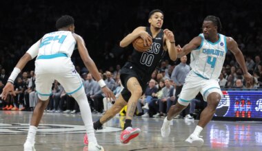 Nets lose to streaking Hornets 117-86; Josh Minott scores 14 points