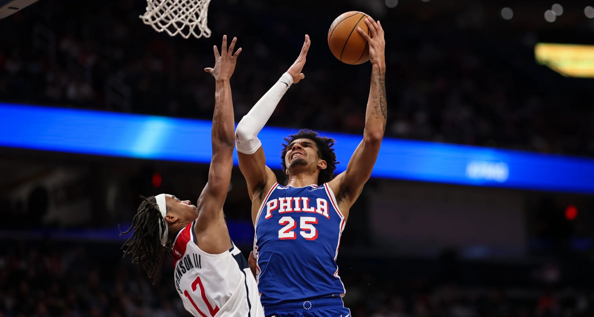 Sixers praise Dominick Barlow for performance in road win over Wizards