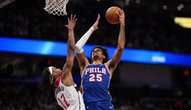 Sixers praise Dominick Barlow for performance in road win over Wizards