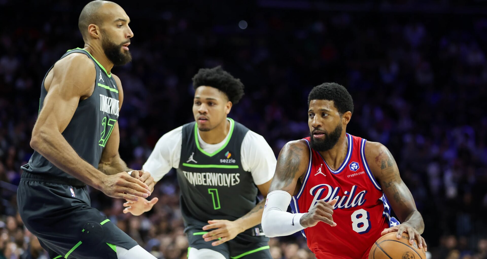 Sixers' Paul George gave himself a challenge in win over Timberwolves