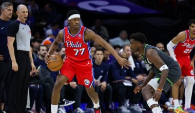 Wolves coach Chris Finch gives thoughts on Sixers rookie VJ Edgecombe