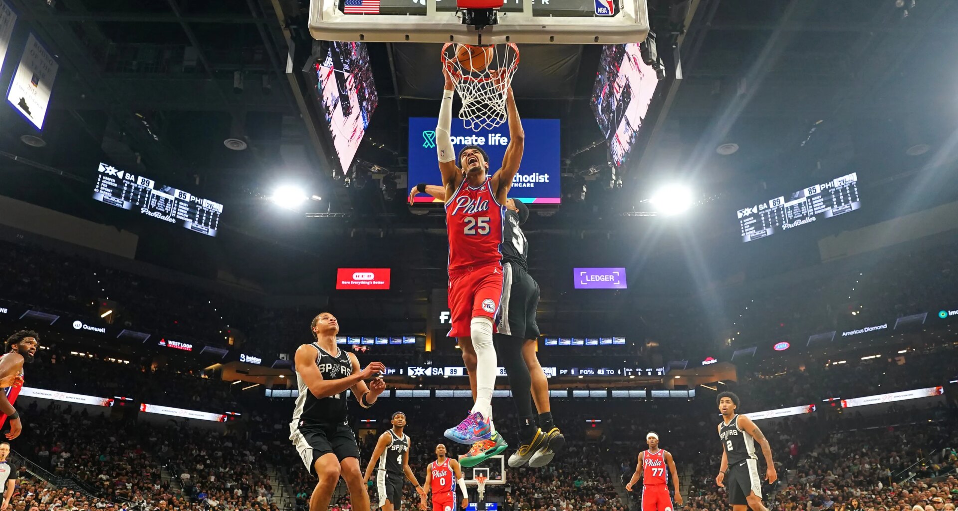 Nick Nurse, Sixers react to second half struggles in loss to Spurs