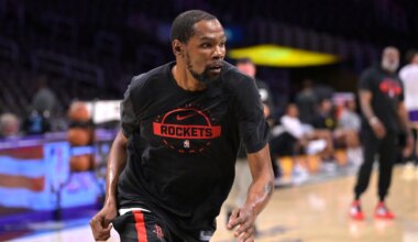 Rockets star Kevin Durant sits out Game 3 vs. Lakers with ankle sprain