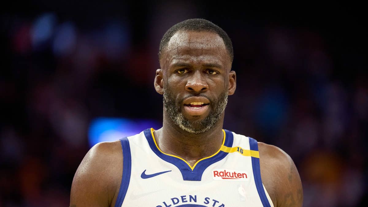Golden State Warriors forward Draymond Green (23) looks on during a stoppage of play.