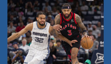 RJ Barrett scores 25 points in the Raptors' 128-96 win over the Grizzlies
