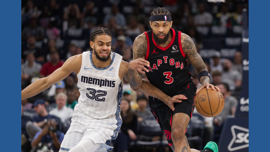 RJ Barrett scores 25 points in the Raptors' 128-96 win over the Grizzlies