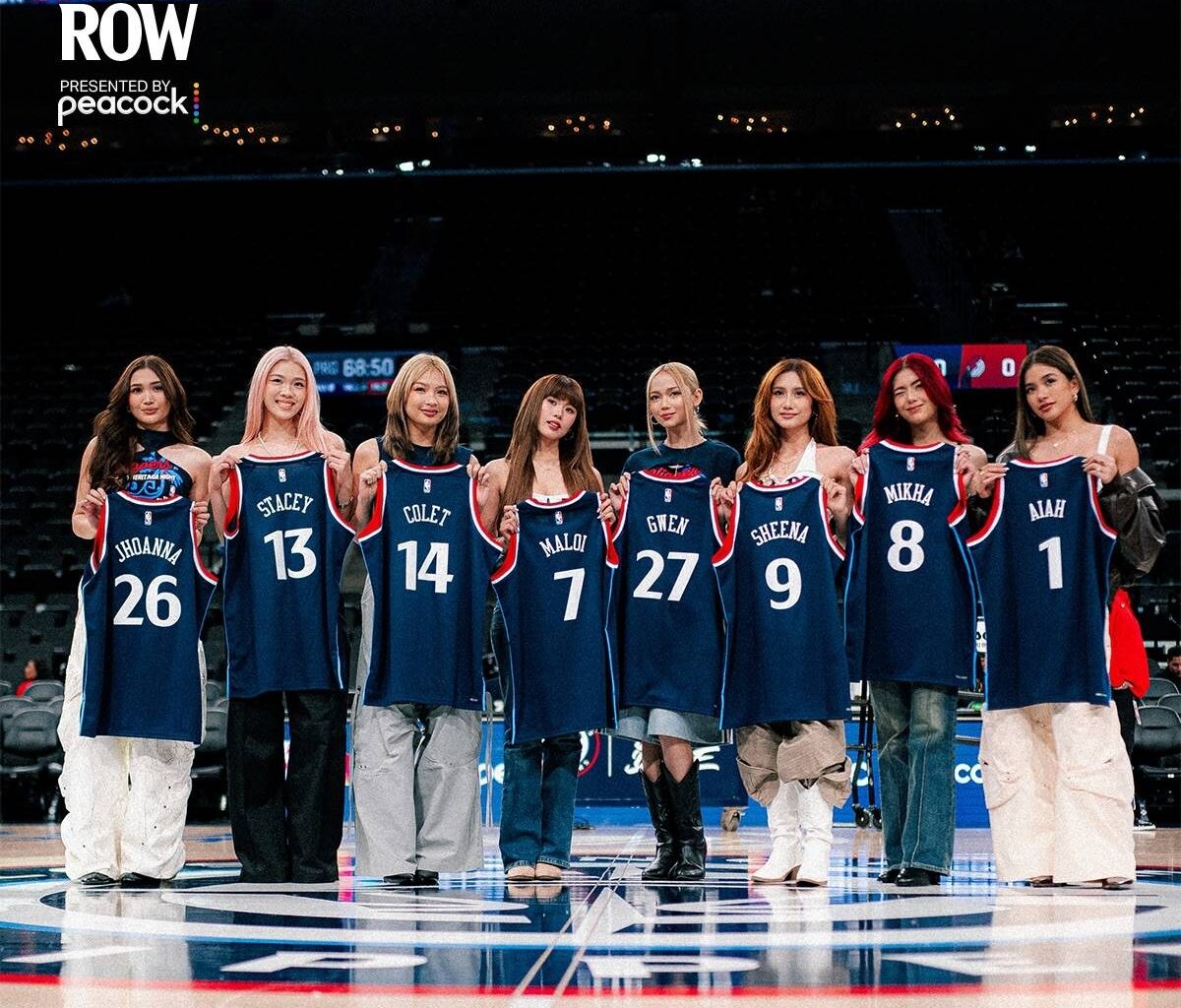 BINI spotted at Los Angeles Clippers game during Filipino Heritage Night