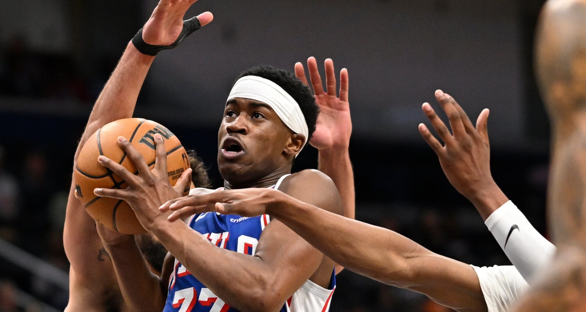 Paul George has 23 points to lead the 76ers past the Timberwolves, 115-103