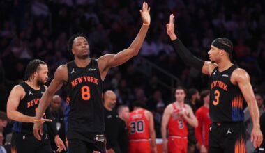 Knicks rout lottery-bound Bulls by 40 without Karl-Anthony Towns