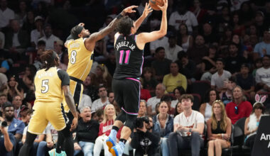 Jaquez scores 32, Ware blocks 7 shots and Heat roll past Wizards 152-136