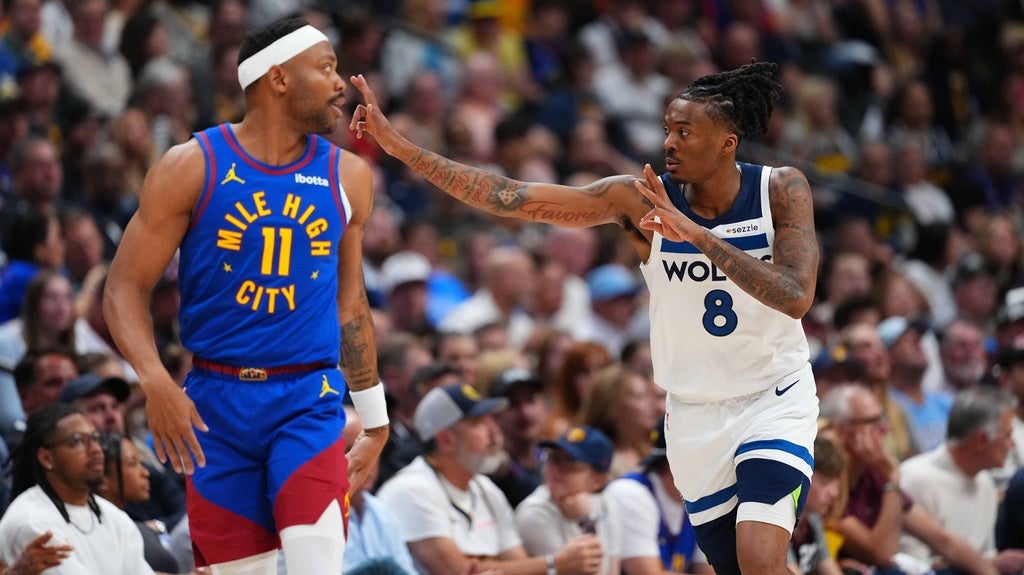 Watch: Finch, Hyland look ahead to Thursday's Wolves-Nuggets Game 3 at Target Center
