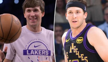 Lakers’ Austin Reaves not returning for Game 3 at Rockets