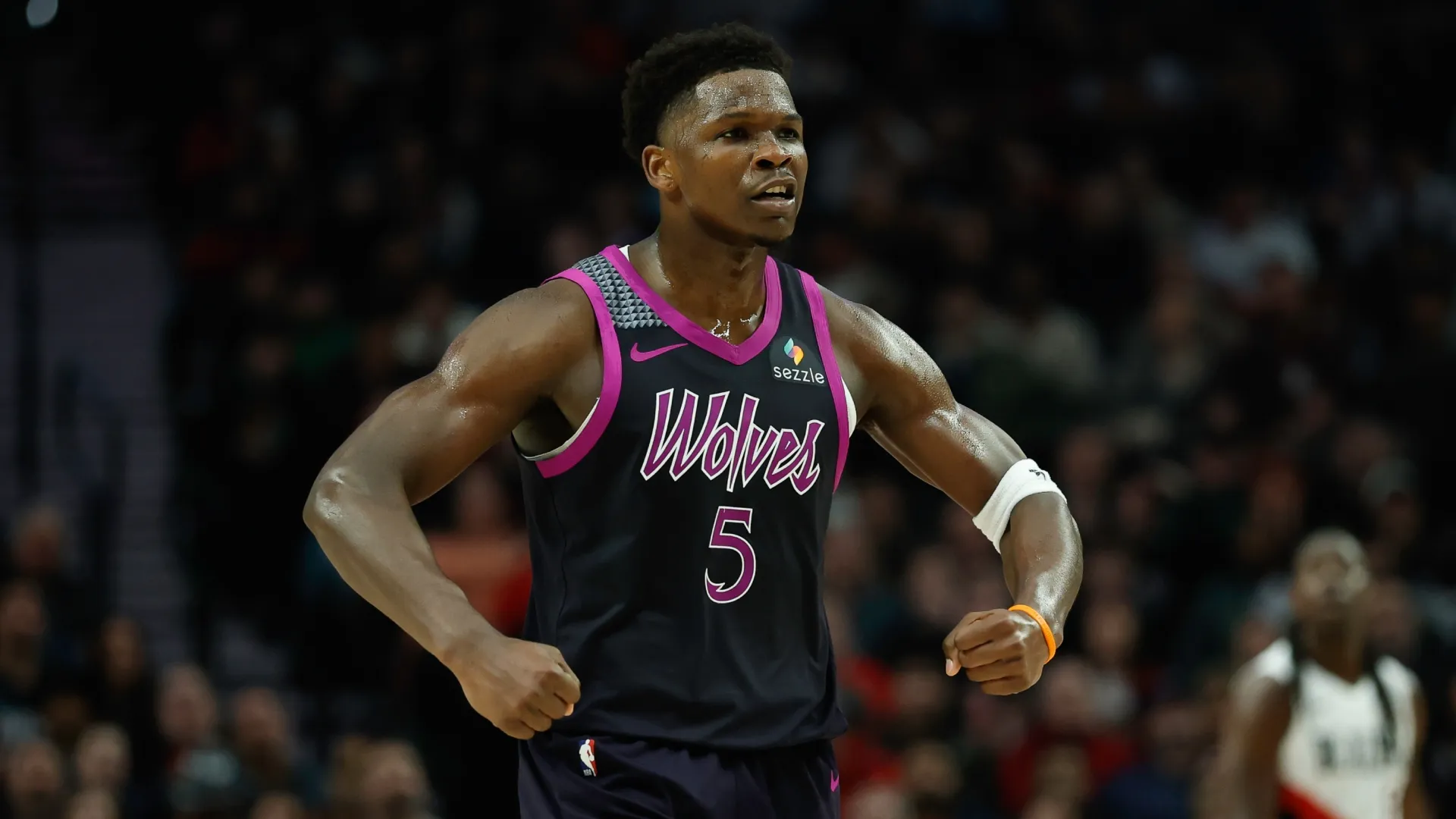 Anthony Edwards #5 of the Minnesota Timberwolves in 2026 (Source: Alika Jenner/Getty Images)