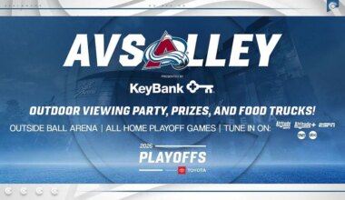 Avs & Nuggets Host Free Watch Parties at Ball Arena During Playoffs